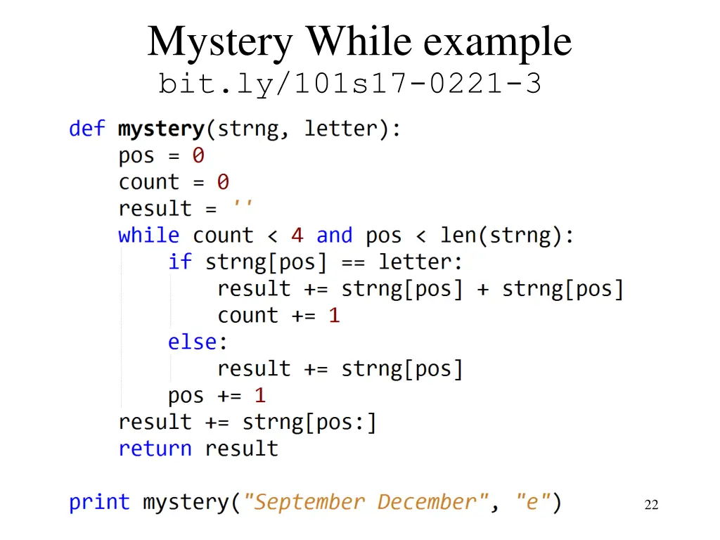 mystery while example bit ly 101s17 0221 3