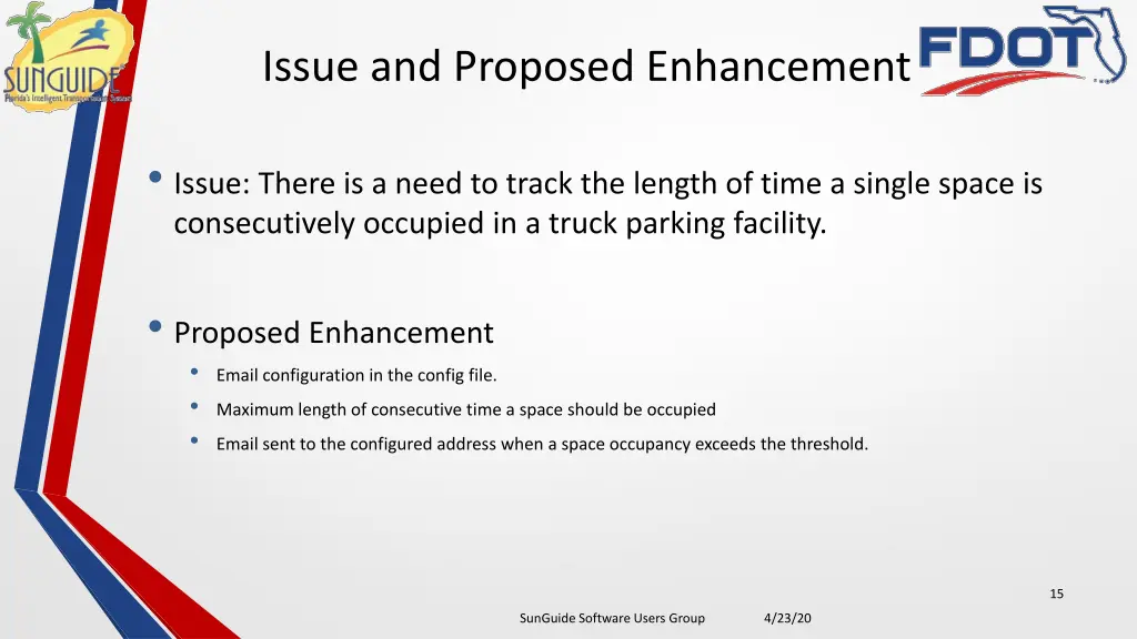 issue and proposed enhancement 1