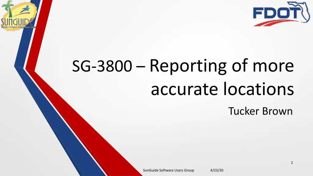 sg 3800 reporting of more accurate locations