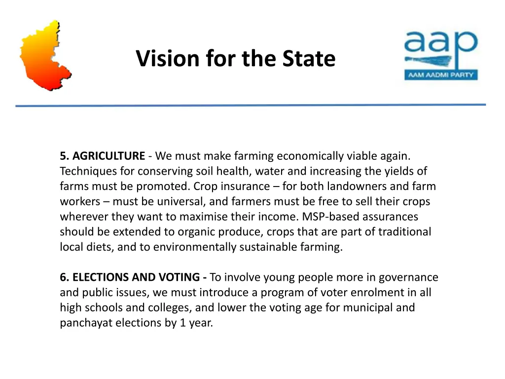 vision for the state 2