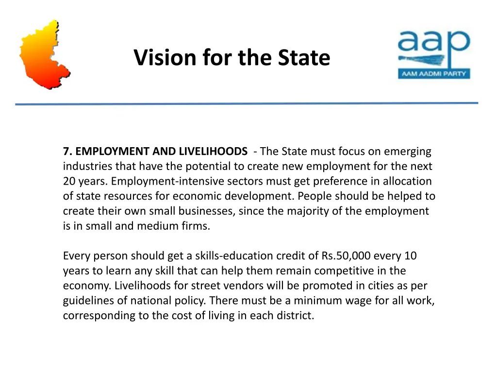 vision for the state 3