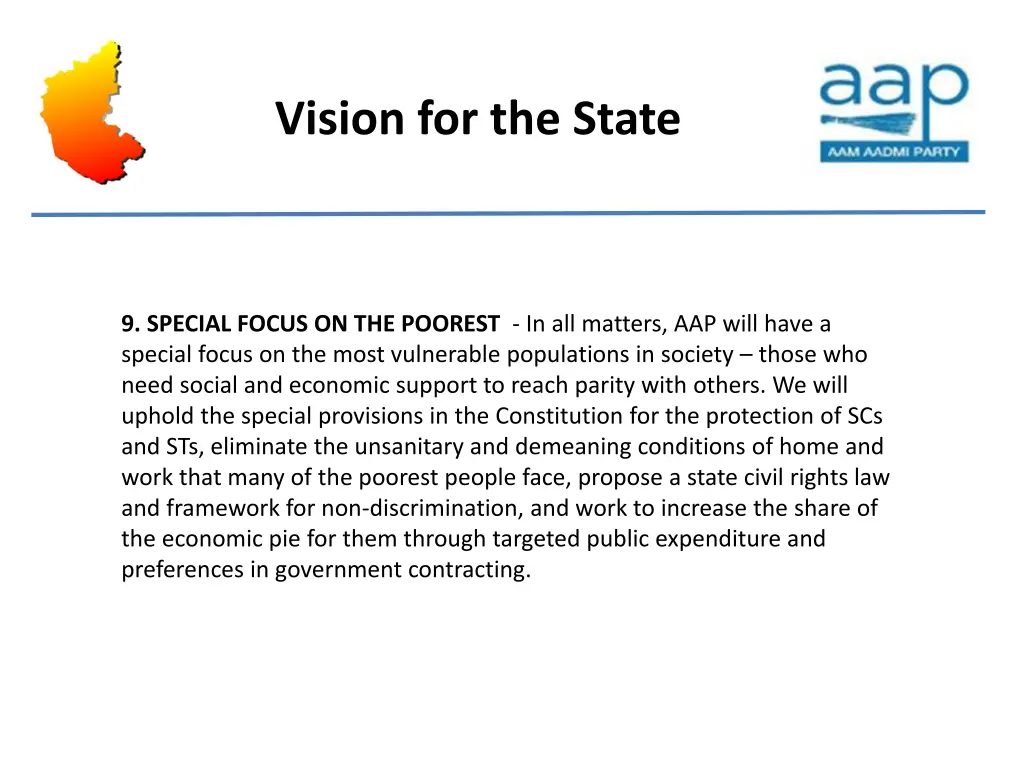 vision for the state 5