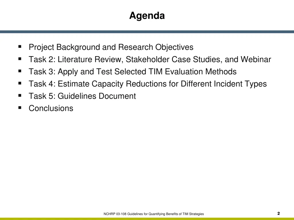 agenda