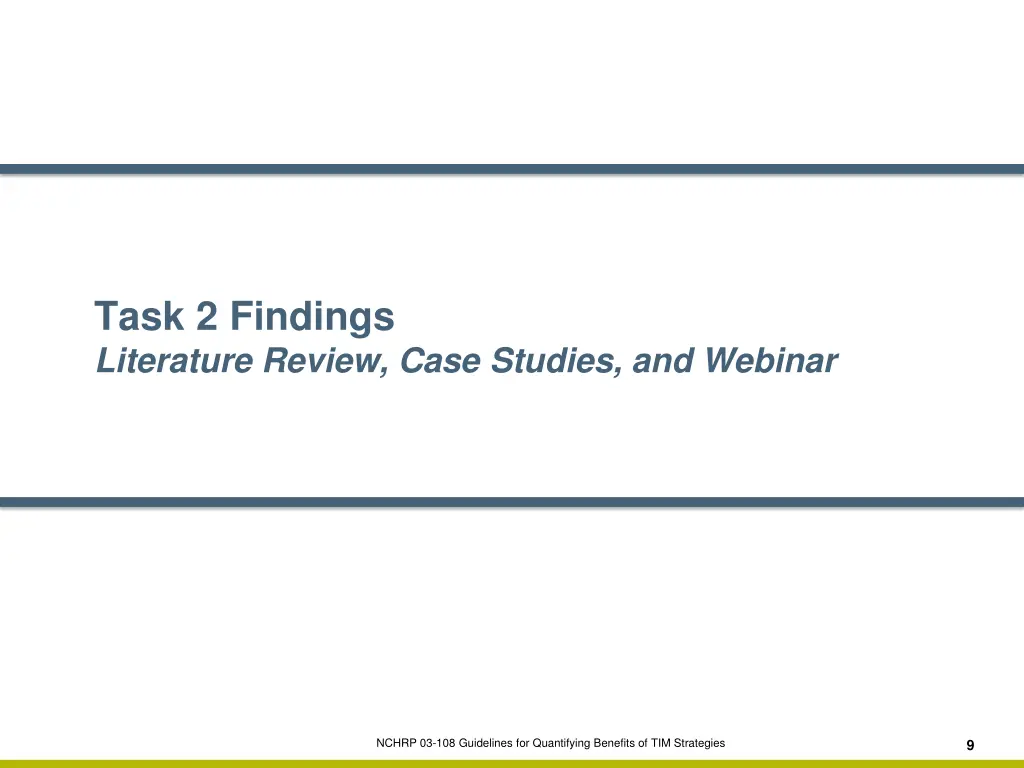 task 2 findings literature review case studies