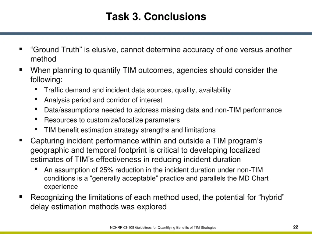 task 3 conclusions