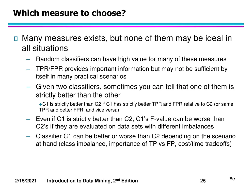 which measure to choose