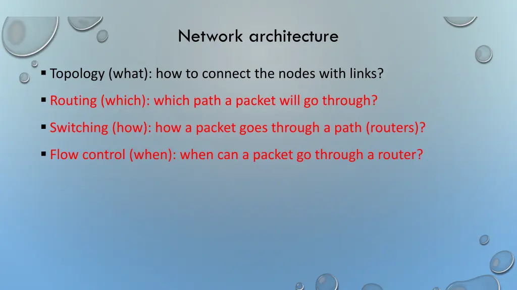 network architecture