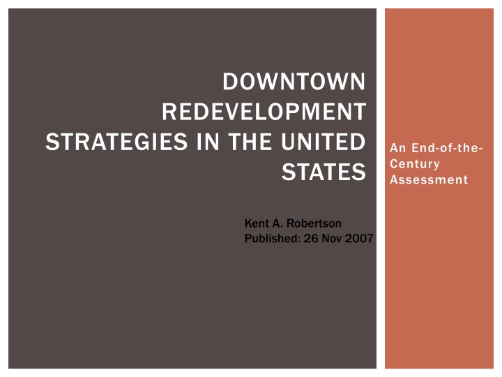 downtown redevelopment