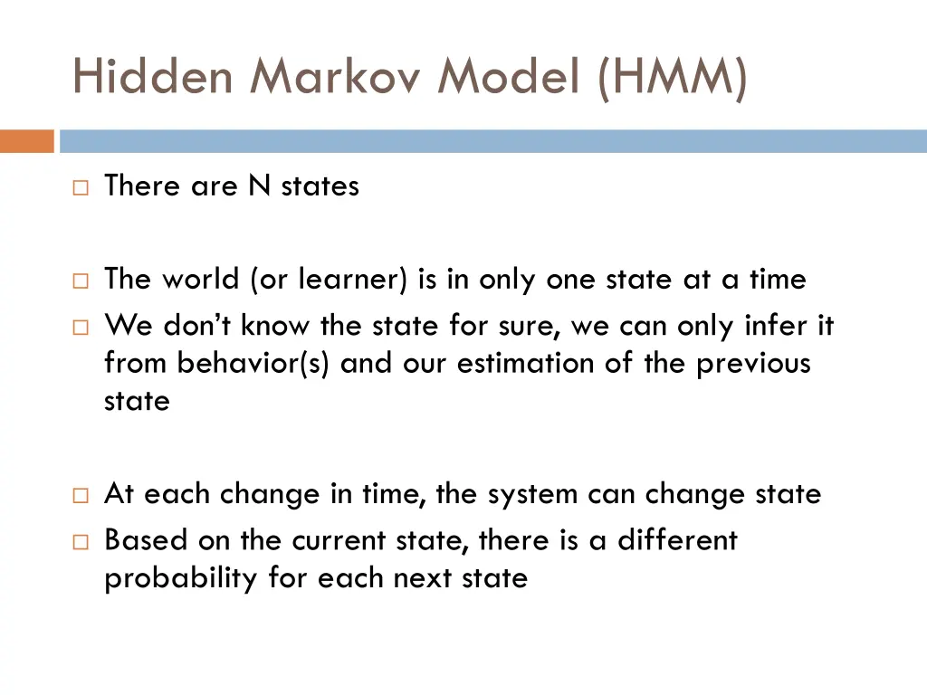 hidden markov model hmm
