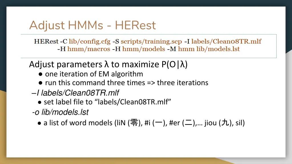 adjust hmms herest 1