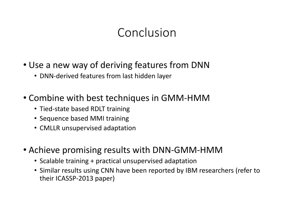 conclusion