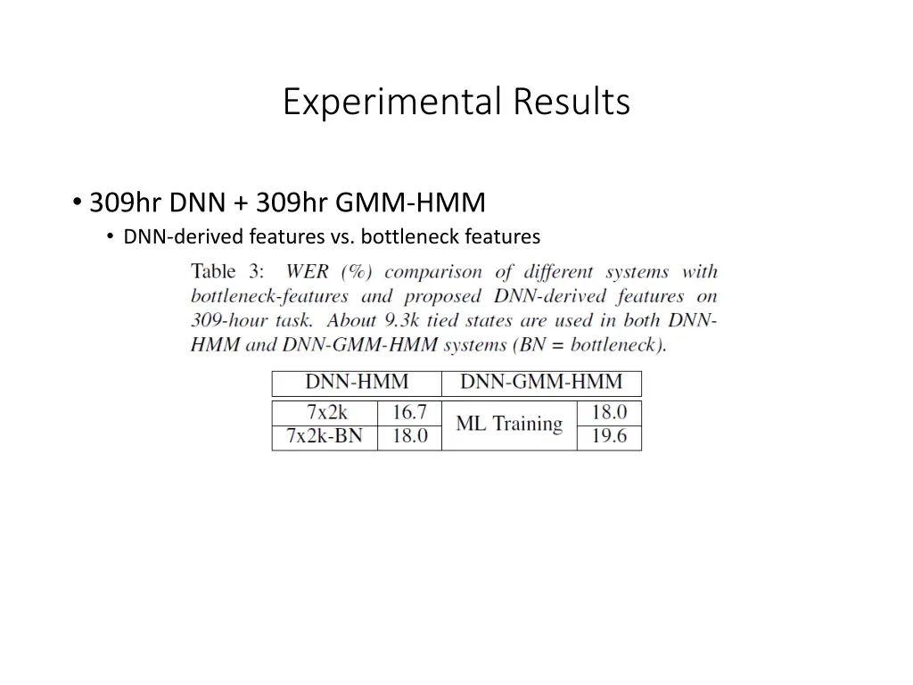 experimental results 2