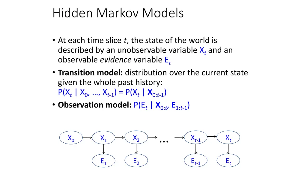 hidden markov models