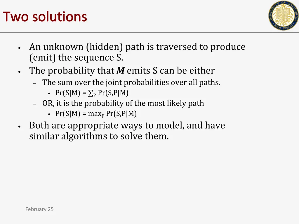 two solutions