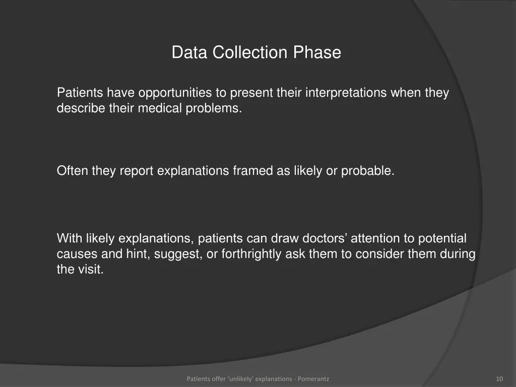 data collection phase