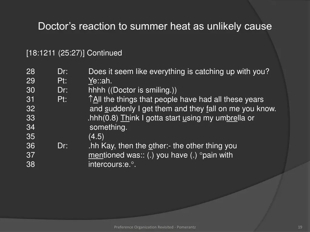 doctor s reaction to summer heat as unlikely cause
