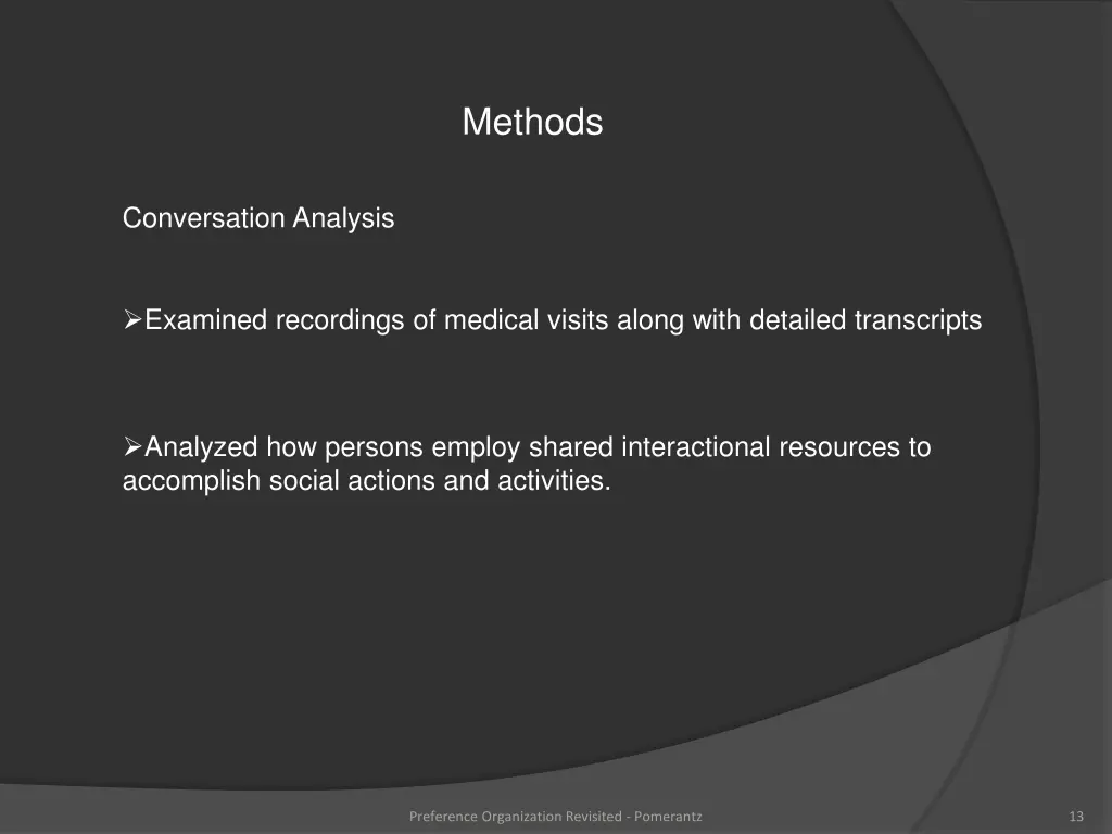 methods
