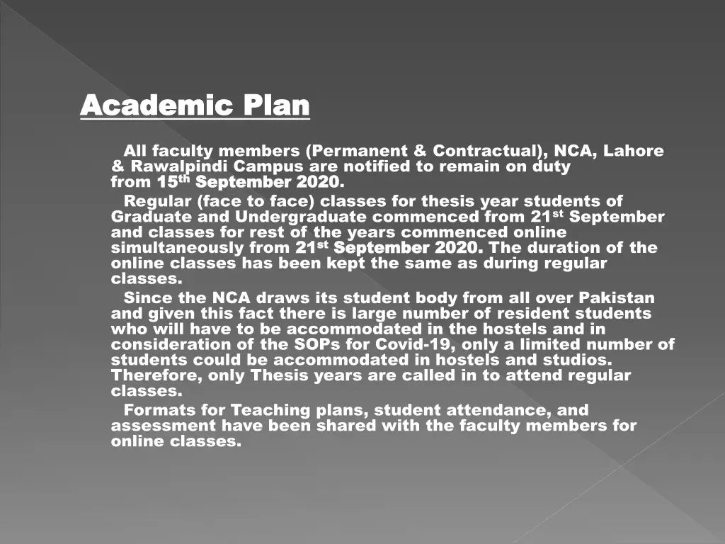 academic plan academic plan