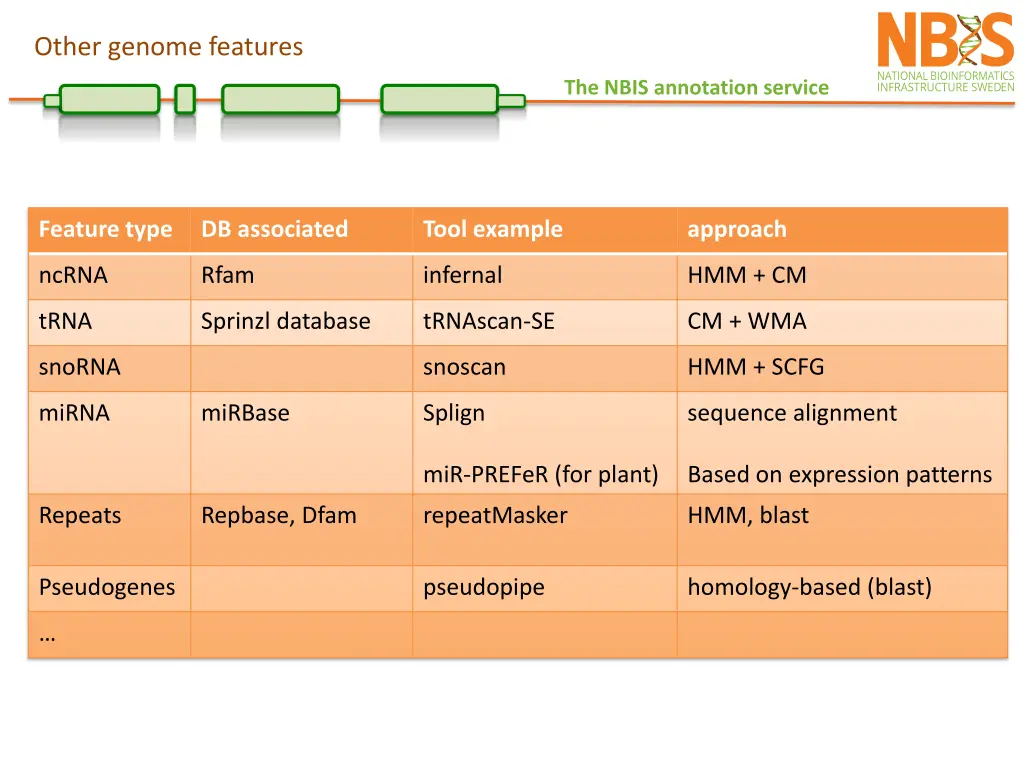 other genome features