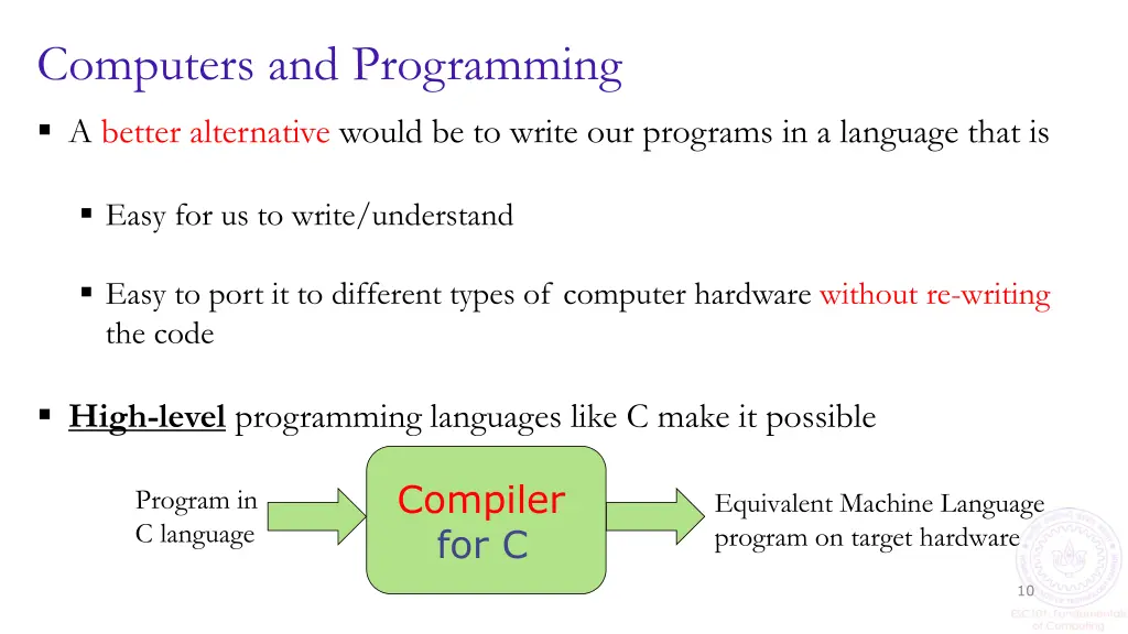 computers and programming 1