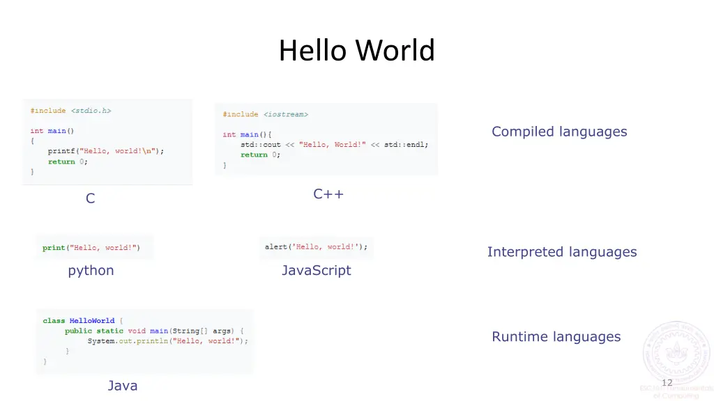 hello world