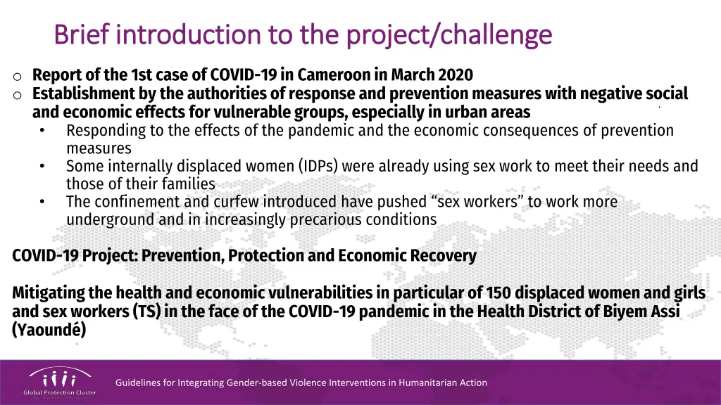 brief introduction to the project challenge brief