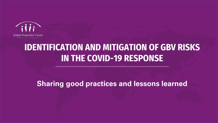 identification and mitigation of gbv risks