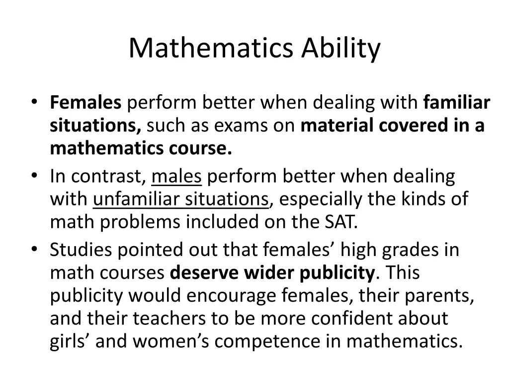 mathematics ability 2