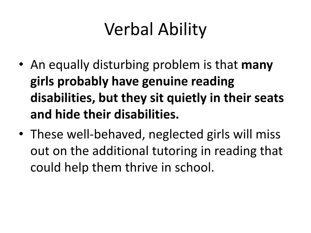 verbal ability 4