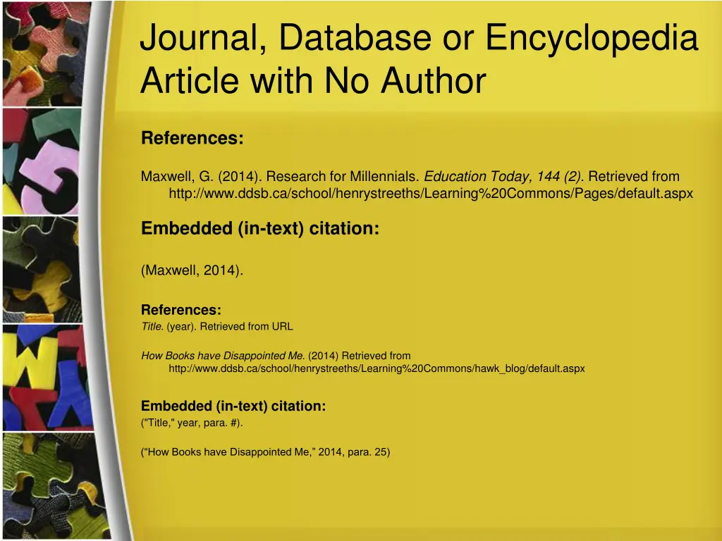 journal database or encyclopedia article with