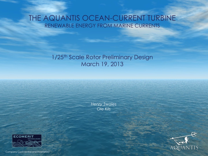 the aquantis ocean current turbine renewable