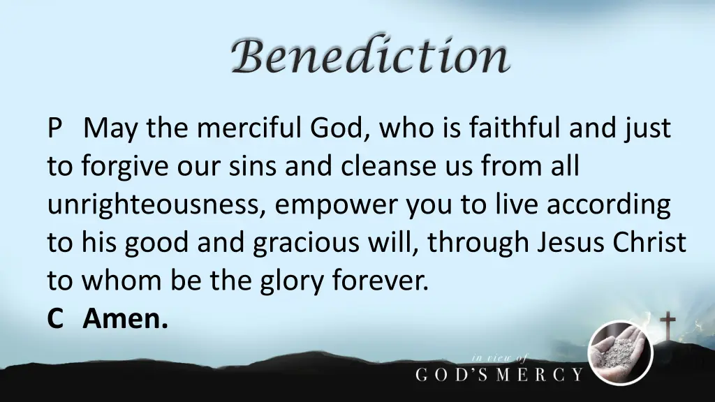 benediction