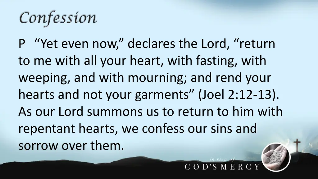 confession