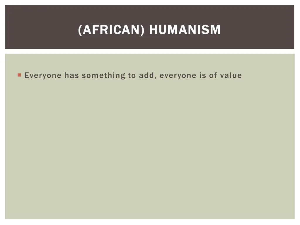 african african humanism humanism