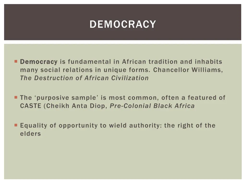 democracy