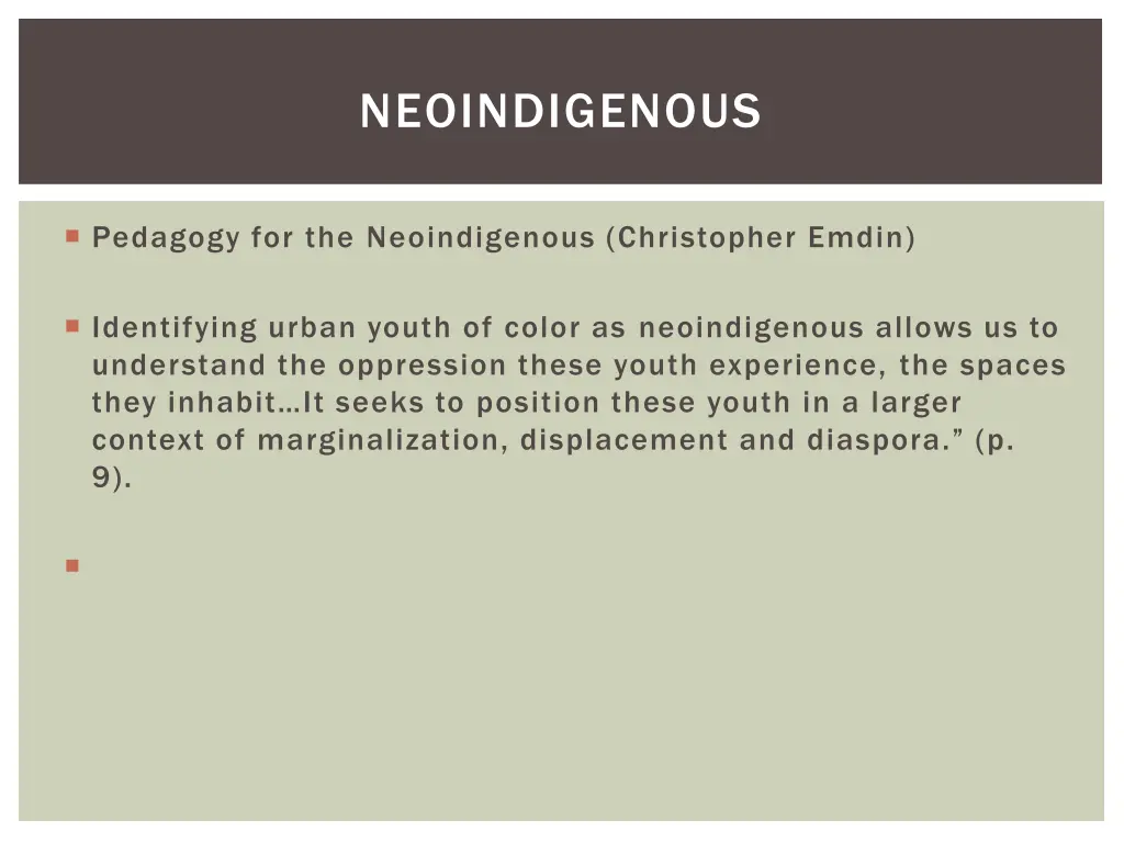 neoindigenous