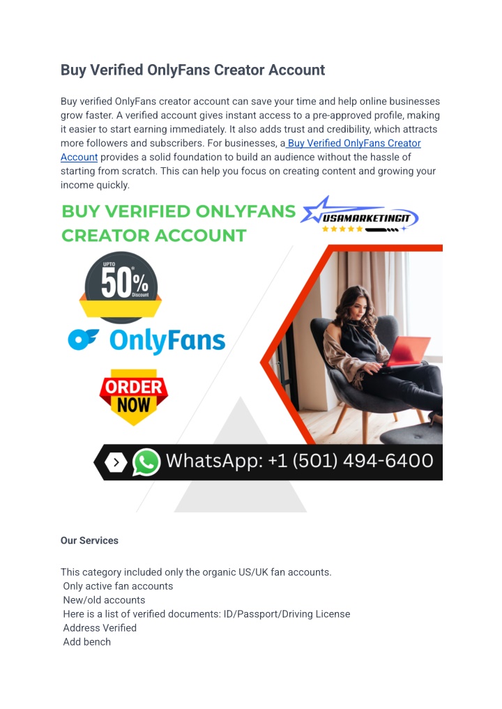 buy verified onlyfans creator account