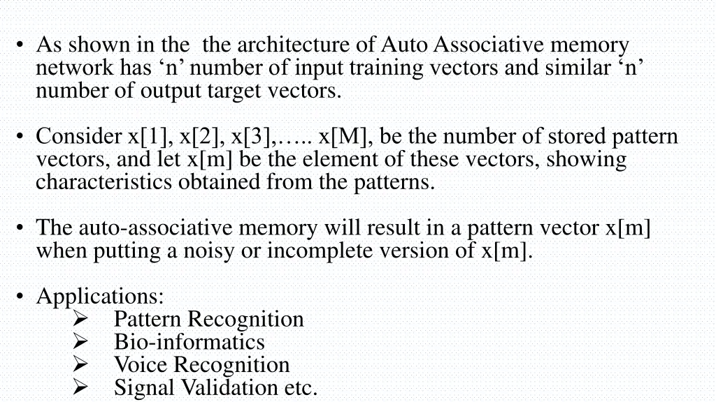 as shown in the the architecture of auto