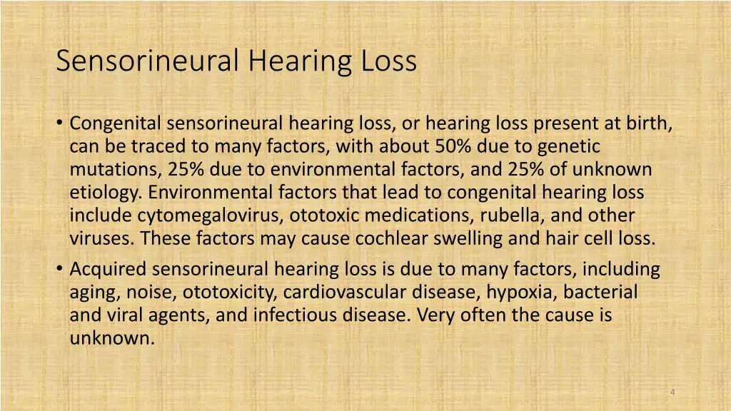 sensorineural hearing loss 1
