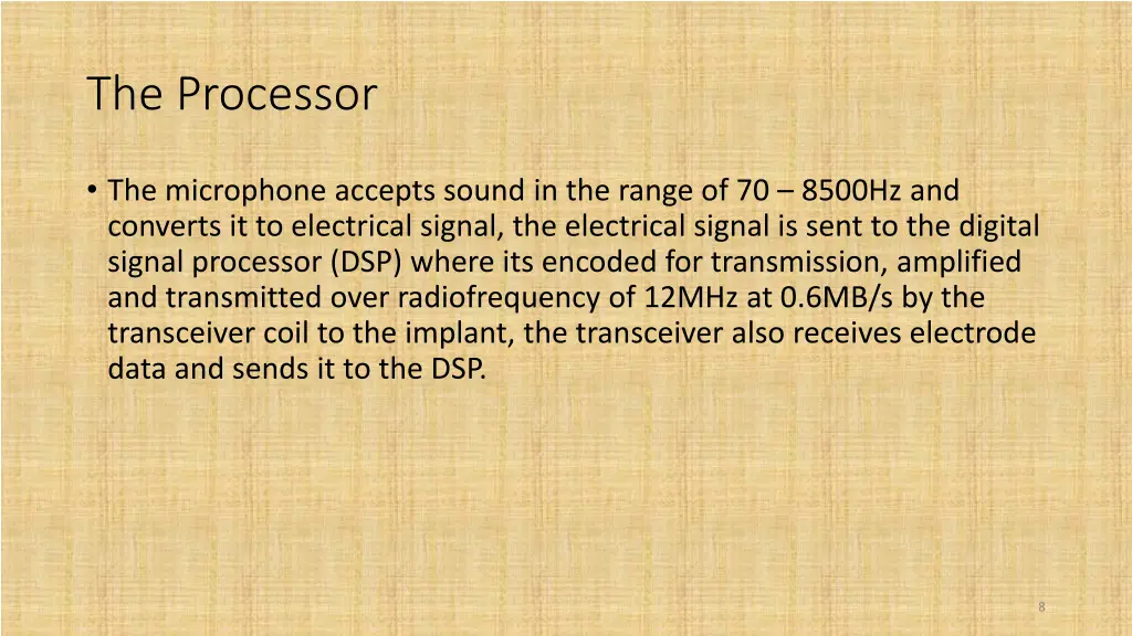the processor