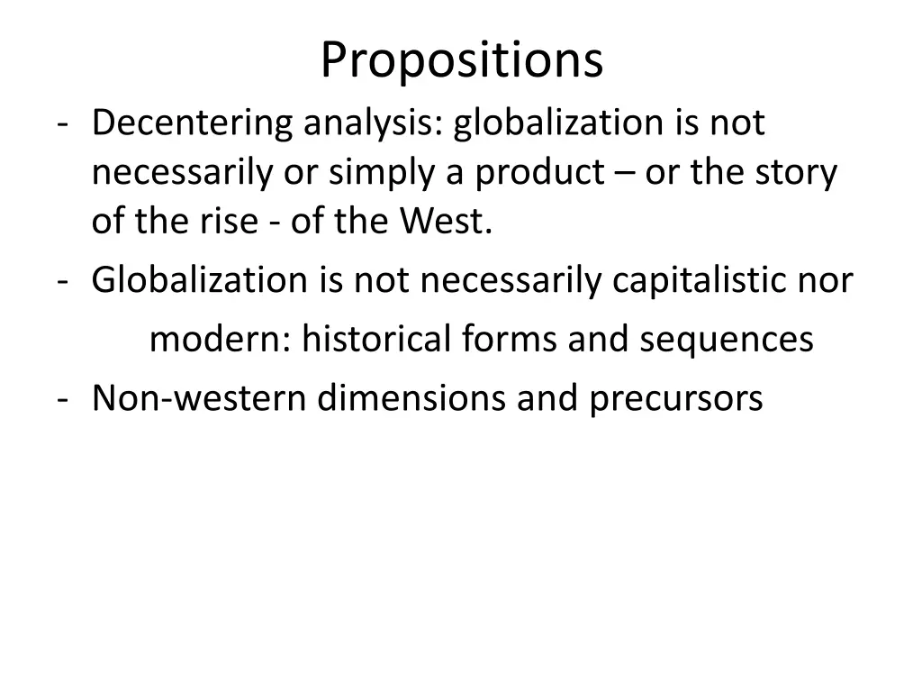 propositions