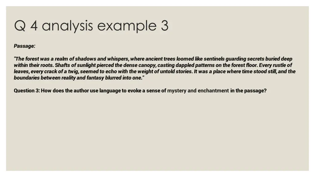 q 4 analysis example 3