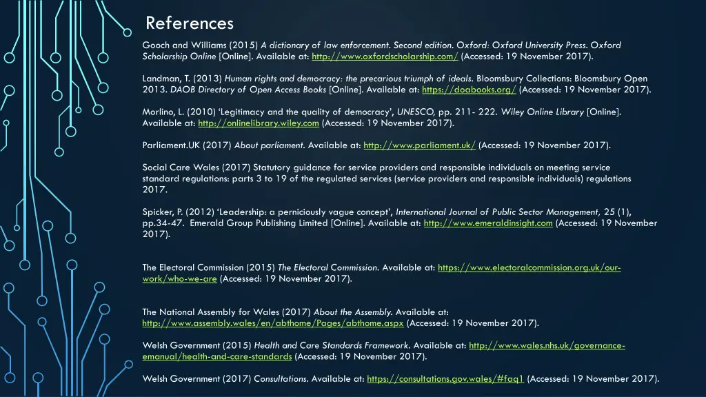 references