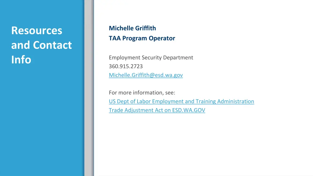 resources and contact info 2