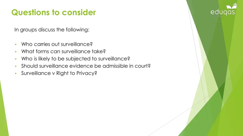 questions to consider
