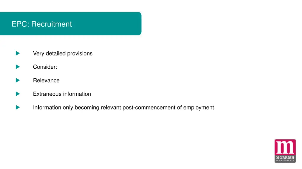 epc recruitment