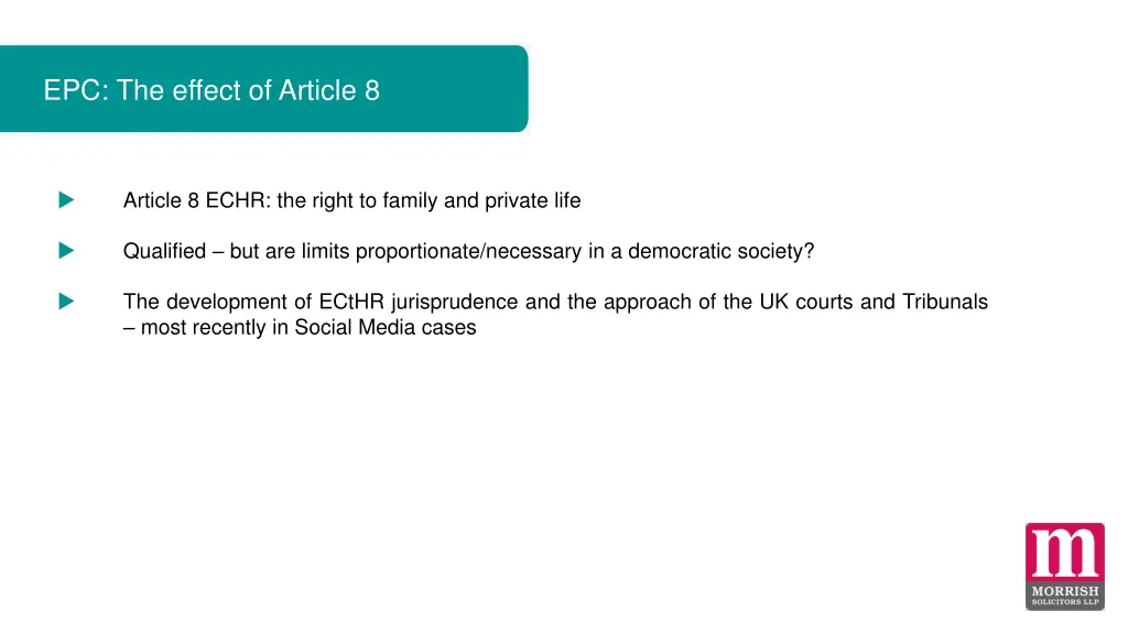 epc the effect of article 8