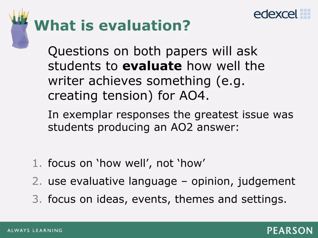 what is evaluation