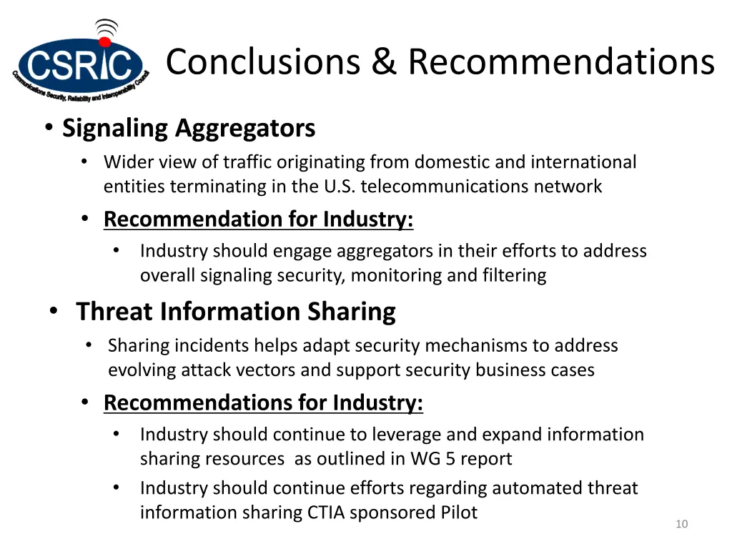 conclusions recommendations 2