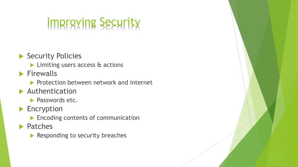 improving security